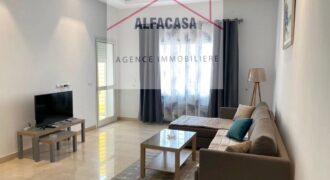 A LOUER UN APPARTEMENT S+1 MEUBLE A JARDIN DE CARTHAGE