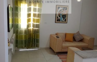 A LOUER UN APPARTEMENT S+2 MEUBLE A L AOUINA