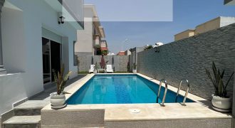 A LOUER UNE VILLA HAUT STANDING S+4 A HAMMAMET SUD AVEC PISCINE