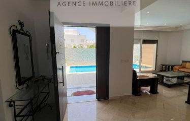 A LOUER UNE VILLA HAUT STANDING S+4 A HAMMAMET SUD AVEC PISCINE