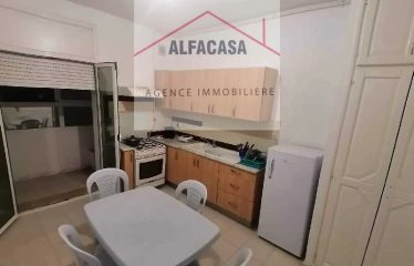 A LOUER UN APPARTEMENT S+2 A L AOUINA