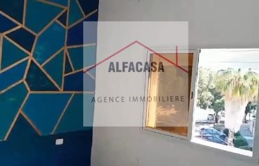 A LOUER UN ETAGE DE VILLA S+3 A JARDIN DE L AOUINA