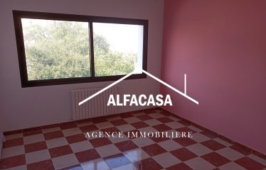 A LOUER UN ETAGE DE VILLA S+4 AVEC TERRASSE