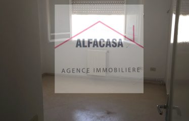 A LOUER UN APPARTEMENT S+2 A L AOUINA