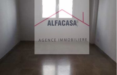 A LOUER UN APPARTEMENT S+2 A JARDIN DE L AOUINA