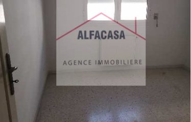 A LOUER UN APPARTEMENT S+2 A JARDIN DE L AOUINA