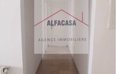 A LOUER UN APPARTEMENT S+2 A JARDIN DE L AOUINA