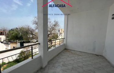 A LOUER UN ETAGE DE VILLA S+3 HAUT STANDING A LA SOUKRA AVEC JARDIN ET UNE TERRASSE