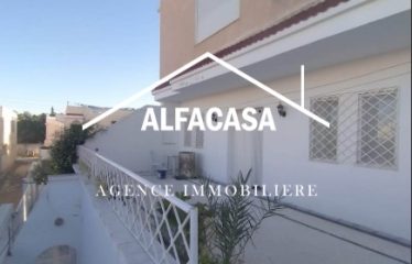 A LOUER UN ETAGE DE VILLA S+2 A L’AOUINA