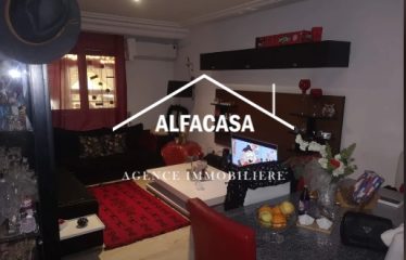 A LOUER UN APPARTEMENT S+3 A JARDIN DE L’AOUINA.