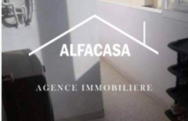 A LOUER UN APPARTEMENT S+2 A JARDIN DE L’AOUINA