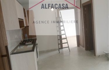 A LOUER UN APPARTEMENT S+1 HAUT STANDING JAMAIS HABITE A LA SOUKRA AVEC JARDIN