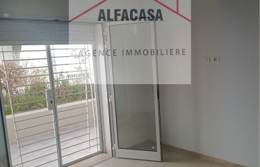 A LOUER UN APPARTEMENT S+1 HAUT STANDING JAMAIS HABITE A LA SOUKRA AVEC JARDIN