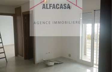 A LOUER UN APPARTEMENT S+1 HAUT STANDING JAMAIS HABITE A LA SOUKRA AVEC JARDIN