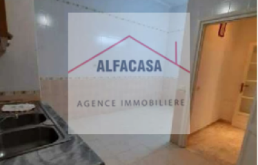 A LOUER UN APPARTEMENT S+1 A JARDIN DE L AOUINA