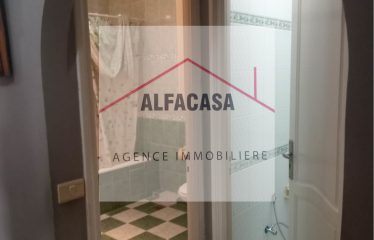 A LOUER UN APPARTEMENT S+3 POUR USAGE BUREAUTIQUE A L AOUINA