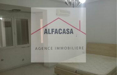 A LOUER UN APPARTEMENT S+3 POUR USAGE BUREAUTIQUE A L AOUINA