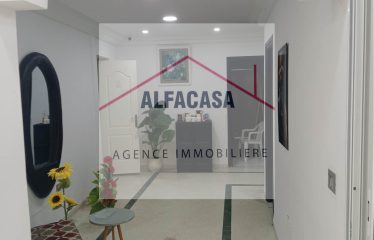 A VENDRE UN FOND DE COMMERCE CENTRE DE MASSAGE ET DE COIFFURE A L AOUINA