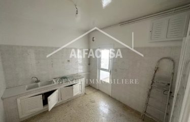 A louer un appartement s+2 a Ain Zaghouen .