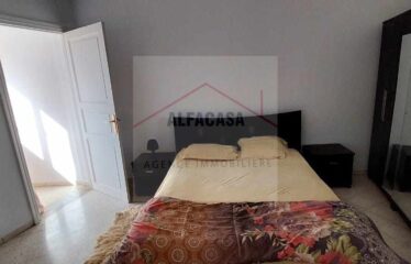 A VENDRE UN APPARTEMENT S+1 A JARDIN DE L AOUINA