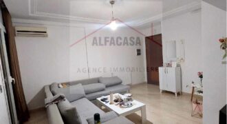 A VENDRE UN APPARTEMENT S+2 A JARDIN DE L AOUINA