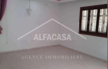 A LOUER UN ETAGE DE VILLA S+3 A LA SOUKRA SIDI SALAH.