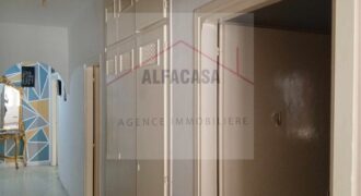 A LOUER UN APPARTEMENT S+2 MEUBLE A JARDIN DE L AOUINA